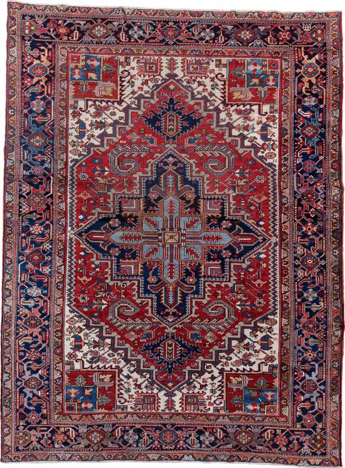 Vintage Heriz Area Rug (8' x 11')